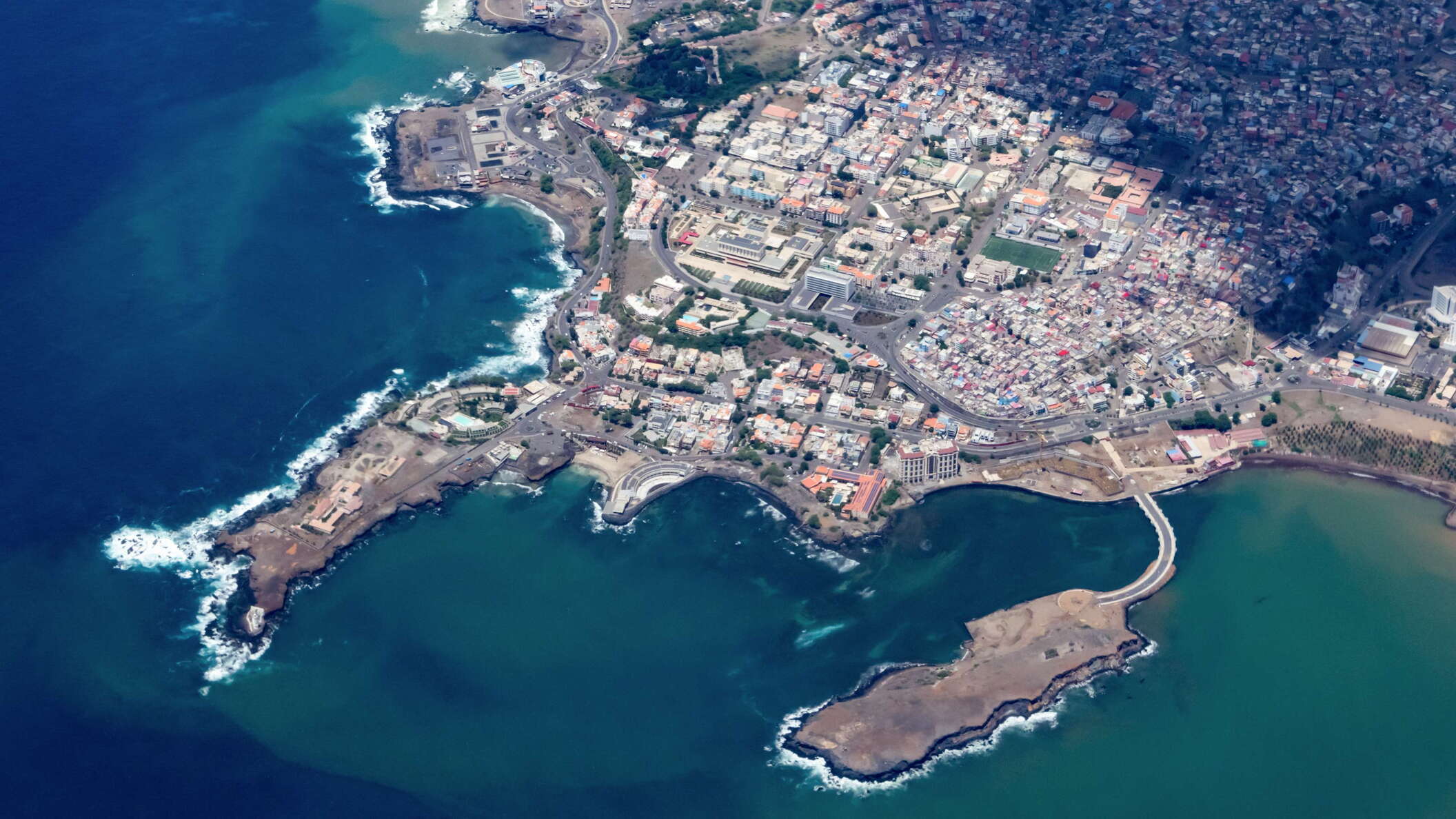 Santiago | Aerial view of Praia