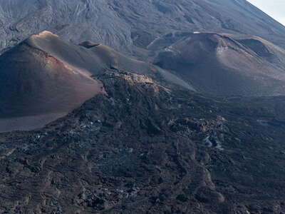 Fogo | Monte Orlando with lava flow of 1951