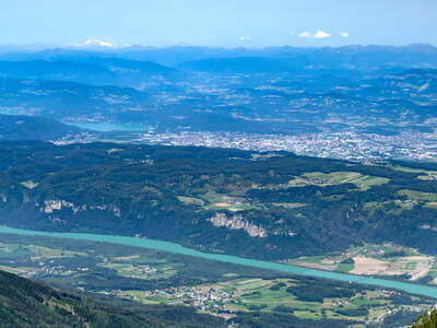 Klagenfurt Basin with Drau and Klagenfurt