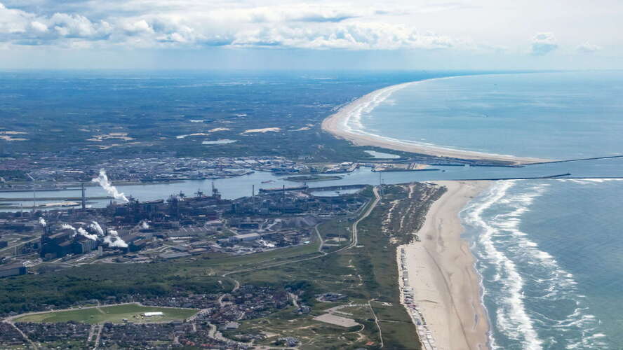 IJmuiden with Noordzeekanaal