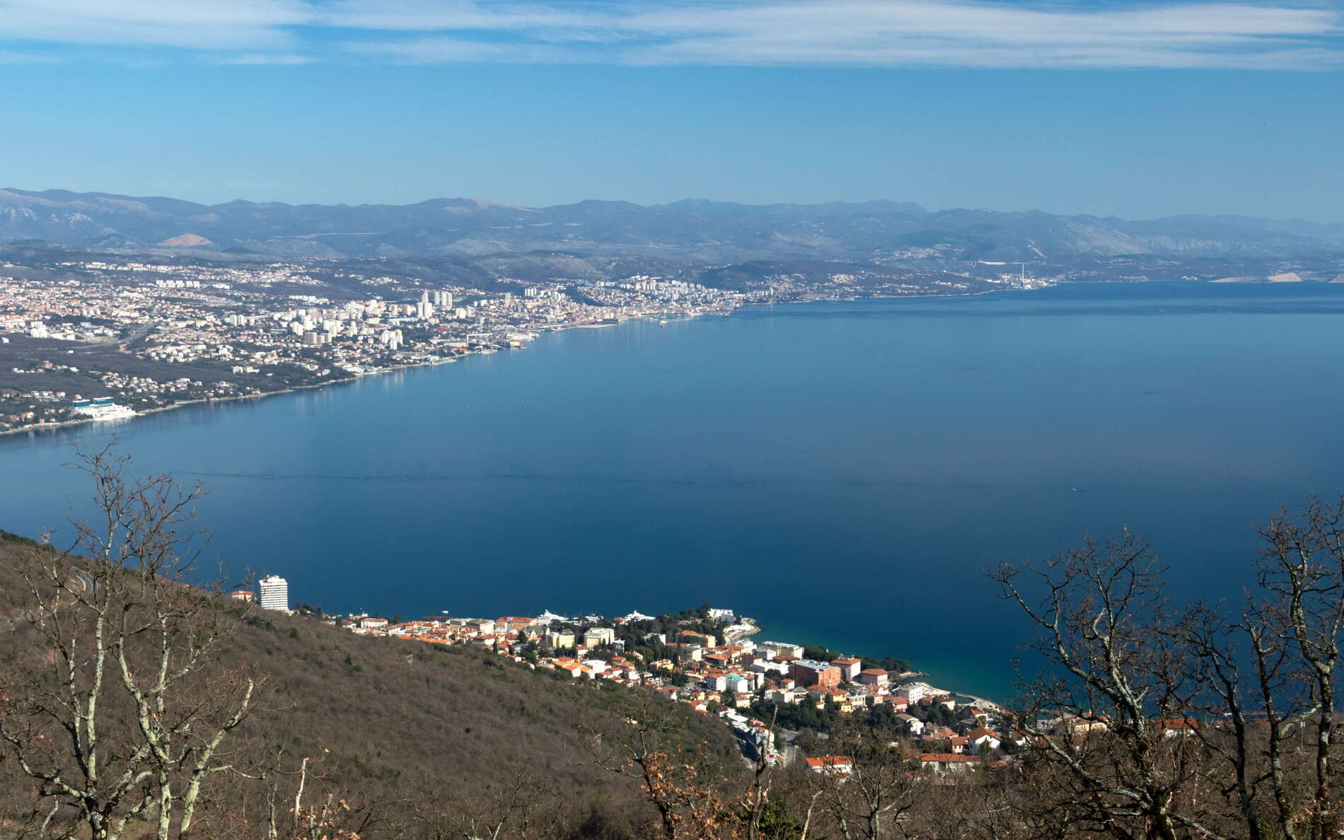 Kvarner Gulf with Opatija and Rijeka