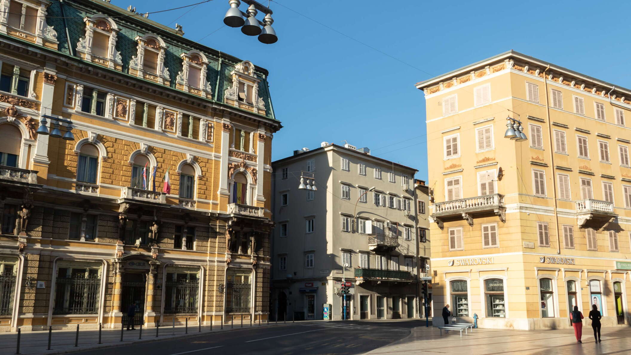 Rijeka | Adamićeva ulica with Palača Modello