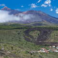Las Manchas with Pico del Teide and Pico Viejo
