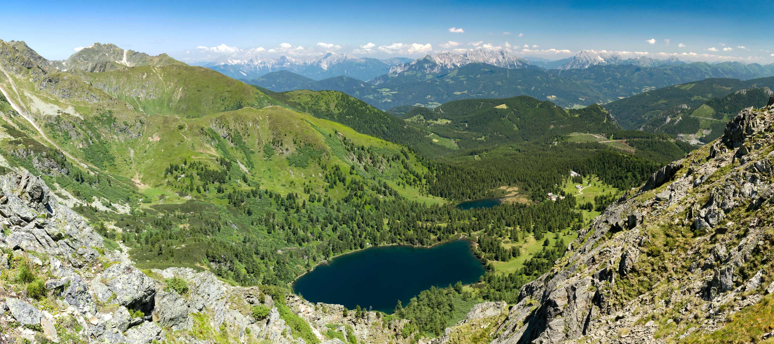 Rottenmann Tauern with Scheibel Lakes