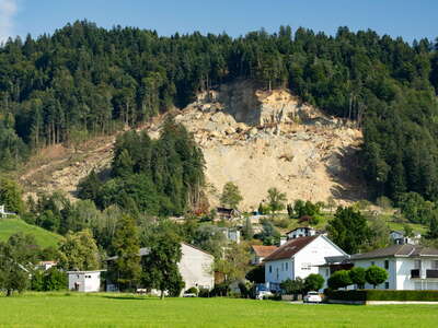Hörbranz with landslide