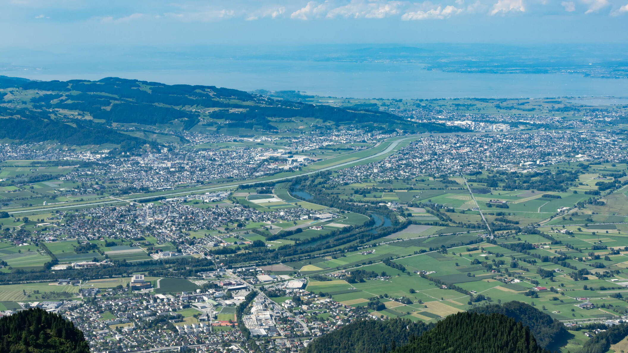 Rheintal with Bodensee