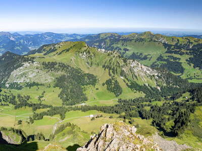 Bregenzerwald Mountains with Kanisfluh and Winterstaude