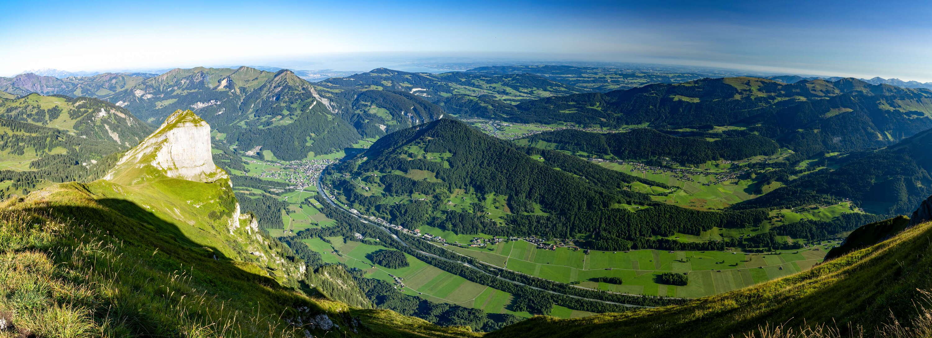 Bregenzerwald with Bregenzer Ach valley