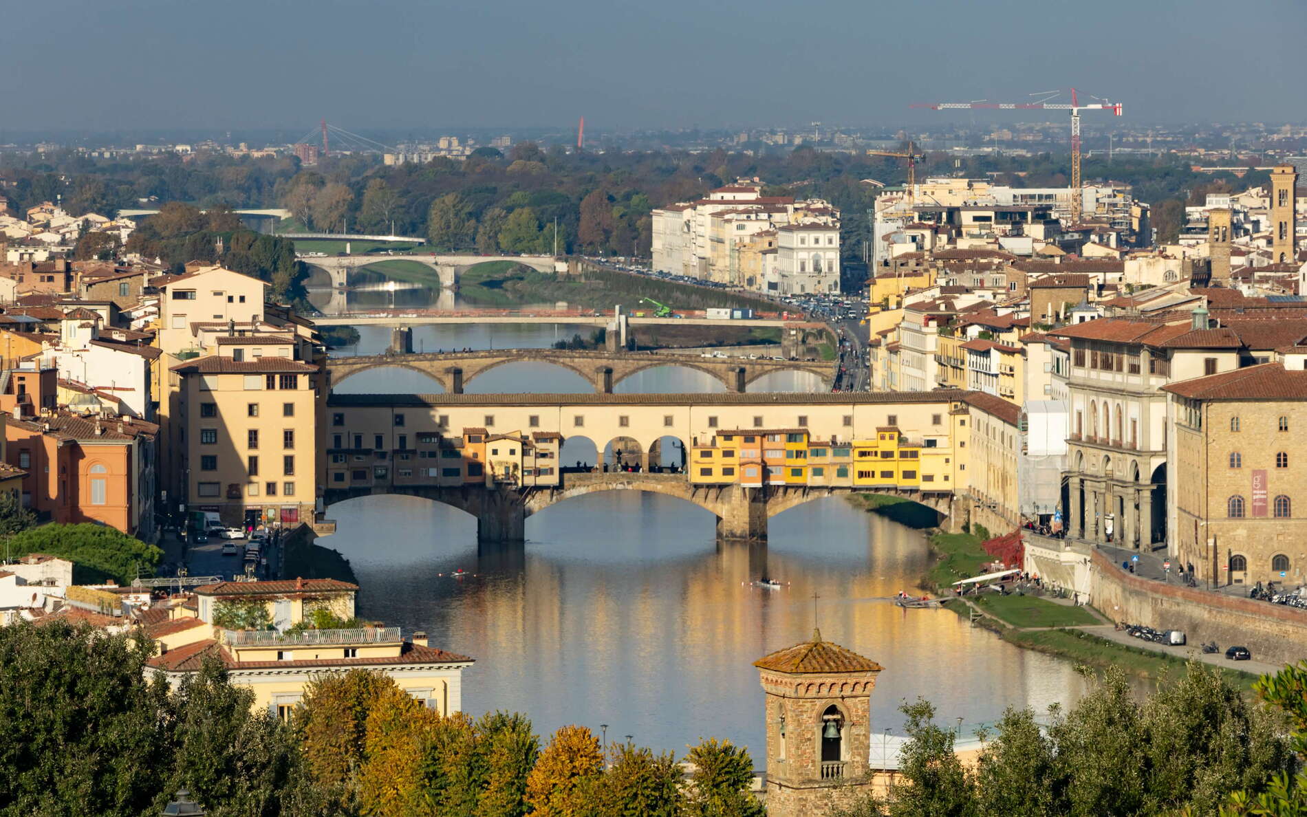 Firenze with Fiume Arno and Ponte Vecchio