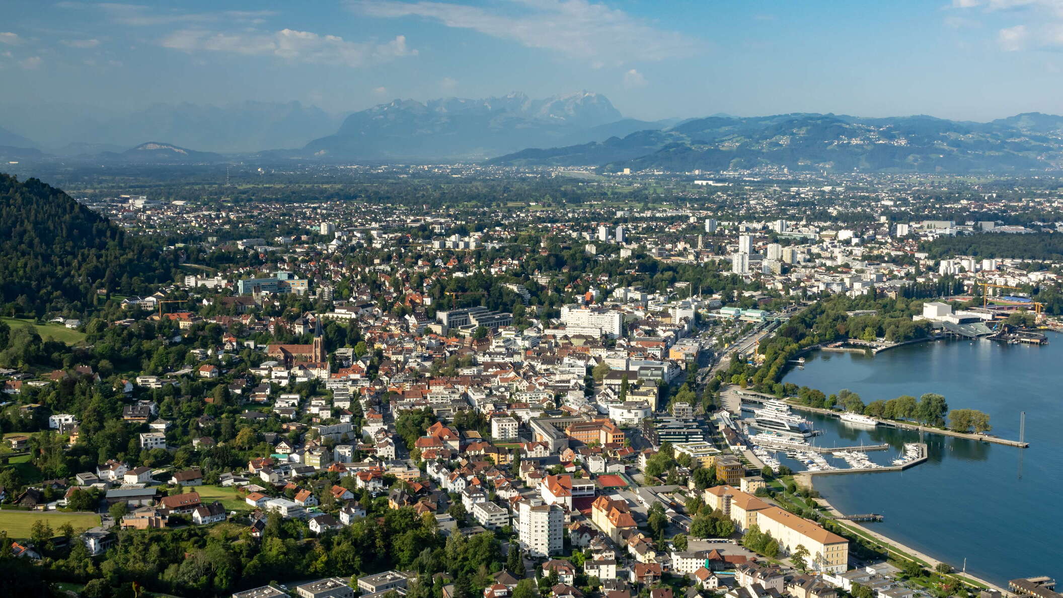 Bregenz with Bodensee