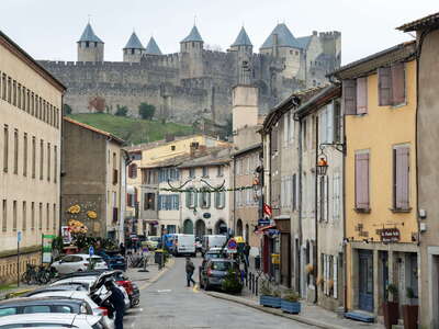 Carcassonne | Rue Trivalle and Cité de Carcassonne
