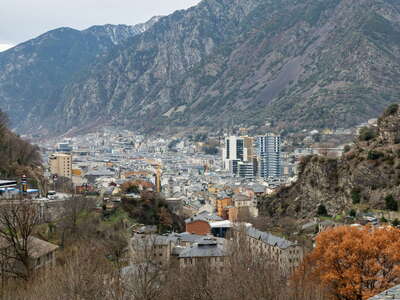 Andorra | Valira d'Orient with Les Escaldes and Andorra La Vella