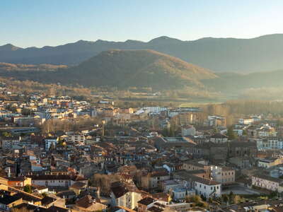 Olot | Historic centre at sunset