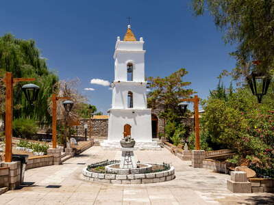 Toconao | Main square with bell tower