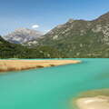 Lago di Cavazzo with reed belt