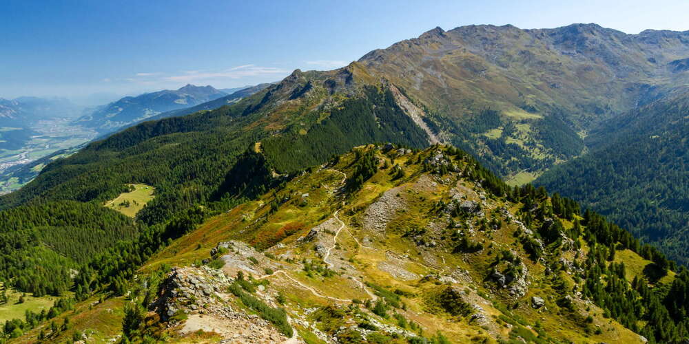 Tuxer Alpen with Viggarspitze and Glungezer