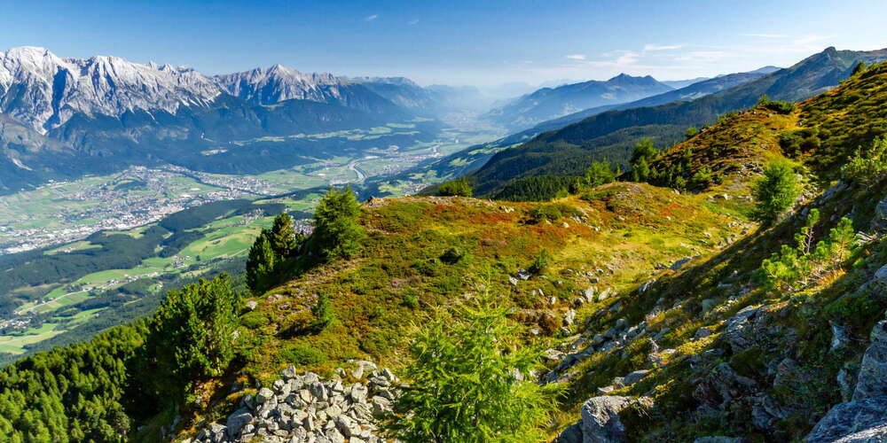 Tuxer Alpen | Back scarp and Inntal