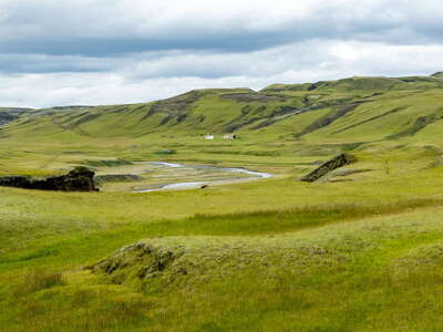 Fjaðrá valley with Heiðarsel