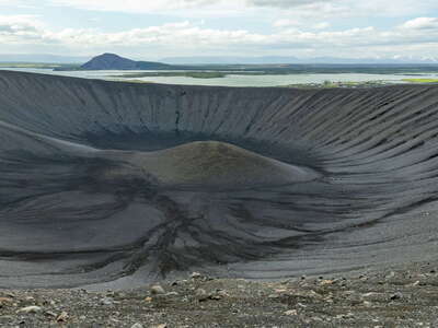 Hverfjall with Mývatn