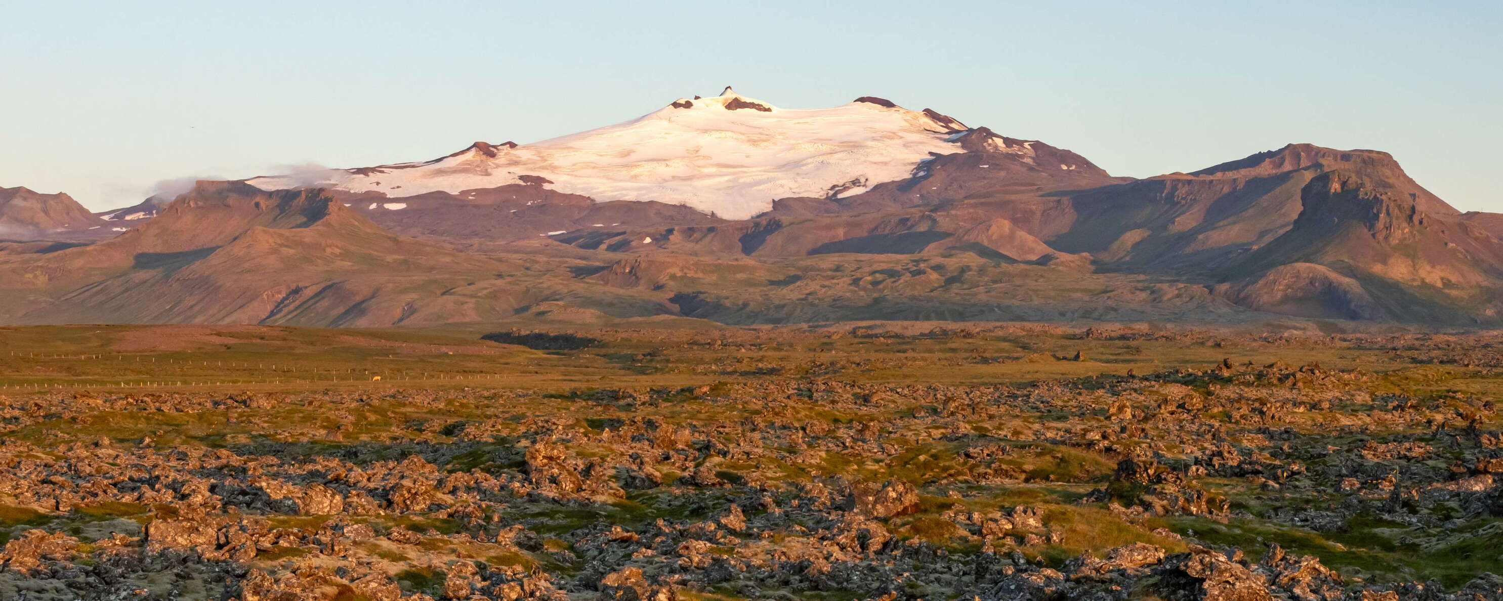 Snæfellsjökull at sunset