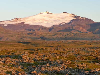 Snæfellsjökull at sunset