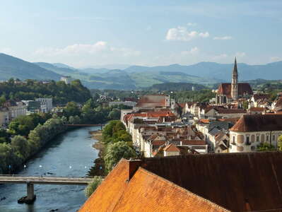 Steyr | Michaelerkirche with Enns and Innere Stadt