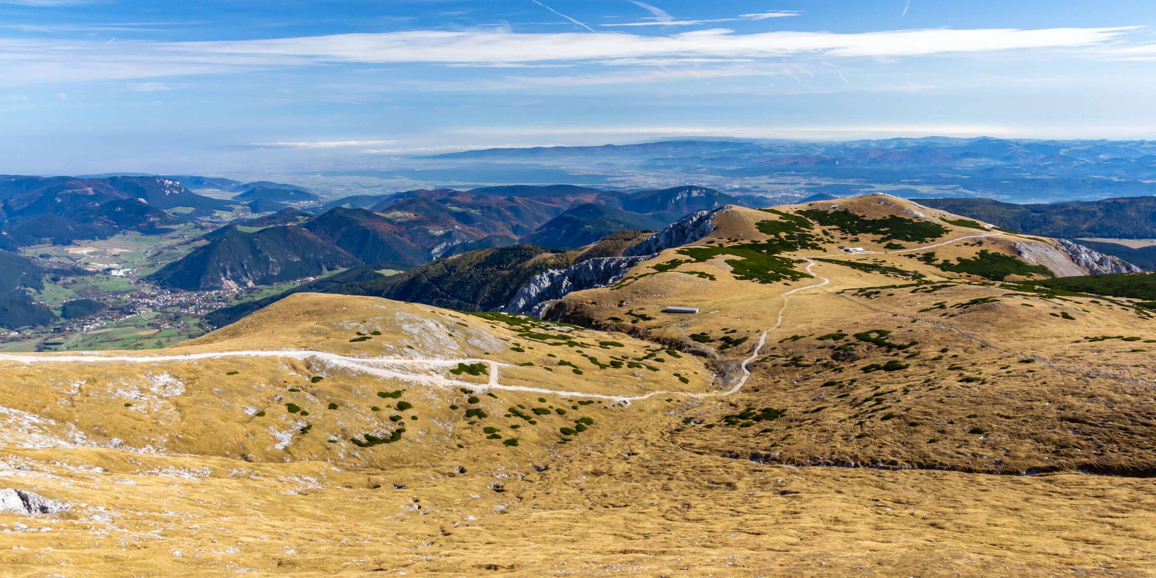 Schneeberg with Puchberg am Schneeberg