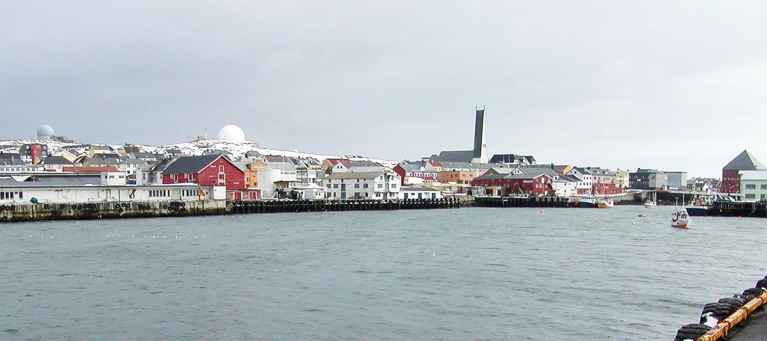 Vardø with harbour